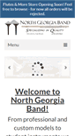 Mobile Screenshot of northgeorgiaband.com